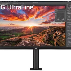 LG UltraFine 80.01 cm (32 inch) 4K Ultra HD IPS Panel HDR10, Ergonomic, USB Type-C Monitor (32UN880) (Response Time: 5 ms, 60 Hz Refresh Rate)