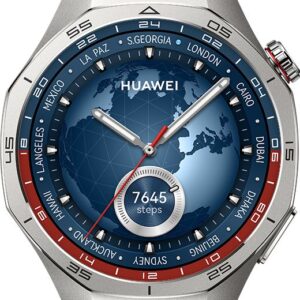 Huawei GT 5 PRO 46mm, 14 Days Battery, Built-in maps, Bluetooth,Pro-level sports Smartwatch  (Titanium Strap, 46.0)