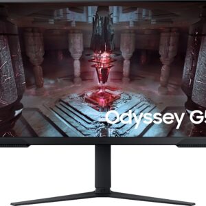 Samsung Odyssey G5 81.28 cm (32 inch) UWQHD VA Panel with HDR10, Height Adjustable Stand, Flat Gaming Monitor (LS32CG510EWXXL)  (AMD Free Sync, Response Time: 1 ms, 165 Hz Refresh Rate)