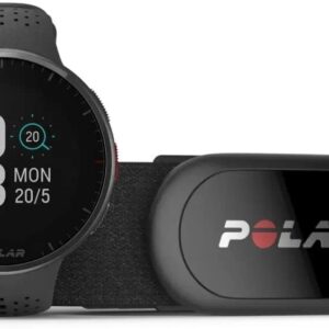 Polar Vantage V3 with H10 Heart Rate Sensor Sport Watch with GPS (Black) Smartwatch  (Black Strap, Free Size)