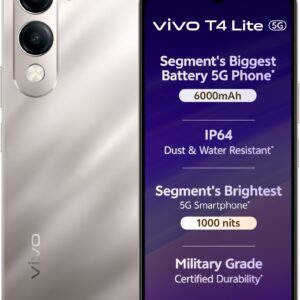 vivo T4 Lite 5G Charger in the Box (Titanium Gold, 256 GB) (8 GB RAM)