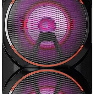 LG XBOOM RNC9, Powerful sound, Deep Bass, Mic & Guitar input karaoke Bluetooth Party Speaker  (Black, 2.0 Channel)