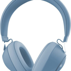 ZEBRONICS Zeb-Duke, with 60h Backup, BT v5.3, Gaming Mode, ENC, LED Lights, Dual Pairing Bluetooth (Blue, On the Ear)